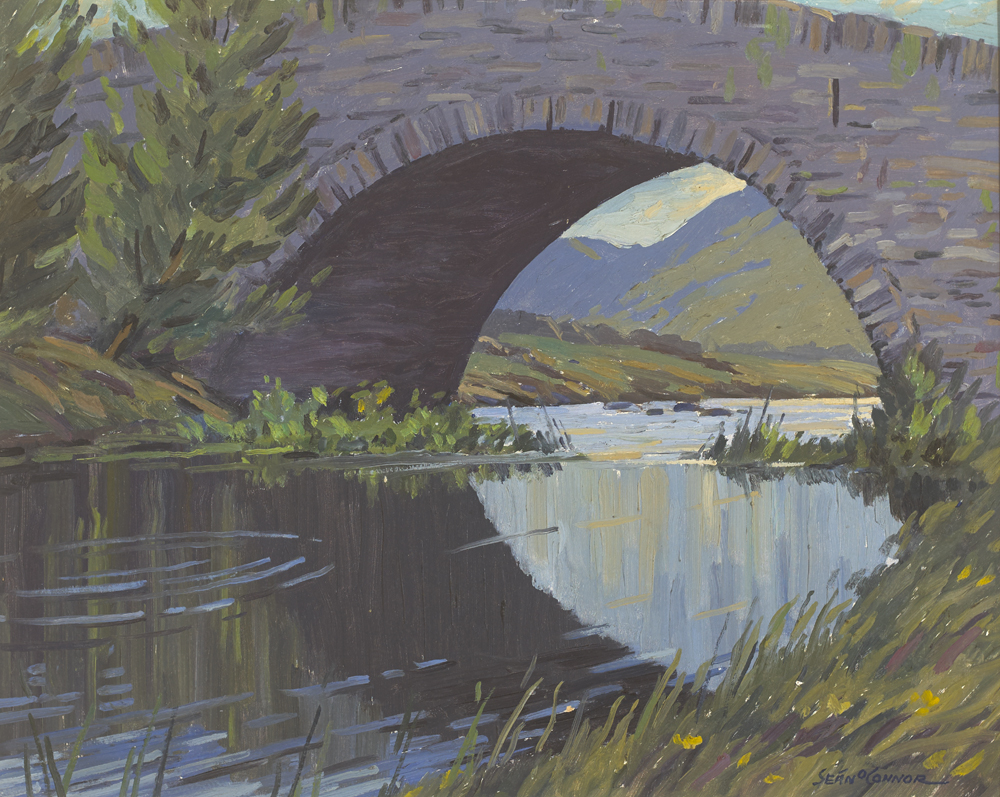 BRIDGE ON THE LOE, KILLARNEY, 1965 by Seán O'Connor sold for €320 at Whyte's Auctions