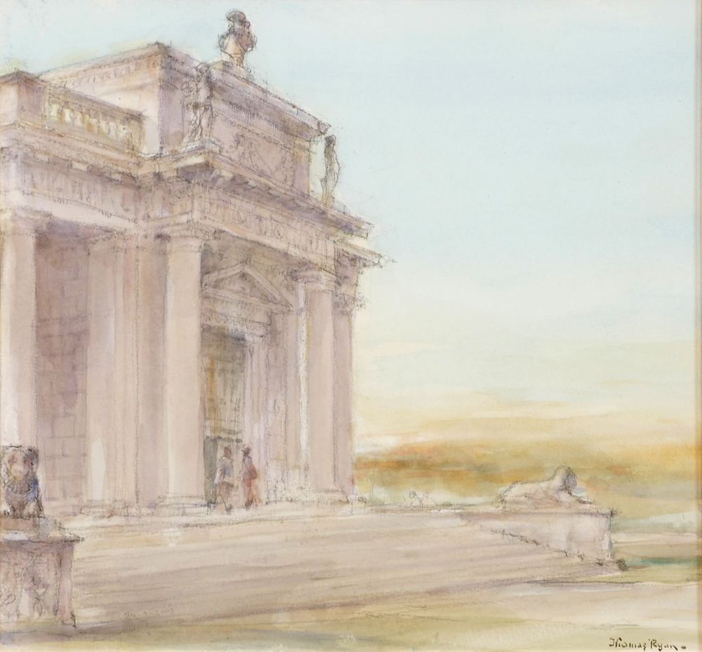 THE CASINO AT MARINO, DUBLIN, 2003 by Thomas Ryan PPRHA (1929-2021) at Whyte's Auctions