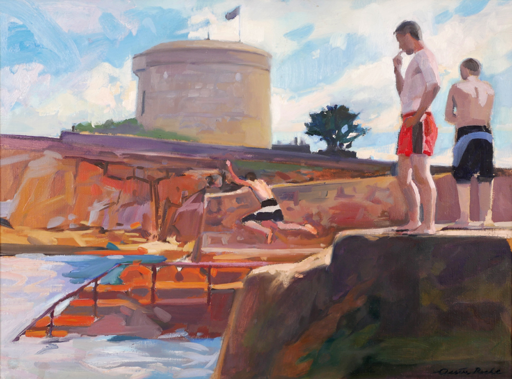 THE FORTY FOOT, SANDYCOVE, COUNTY DUBLIN, 2006 by Oisn Roche (b.1973) at Whyte's Auctions