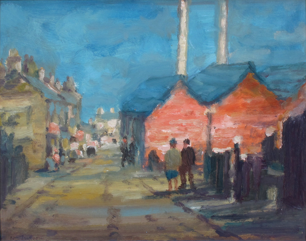 RED GABLES, BELFAST, 1970 by William Mason (1906-2002) at Whyte's Auctions
