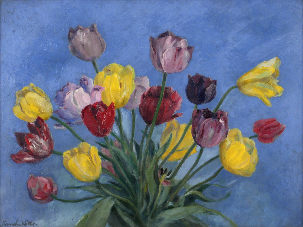 FLOWER STUDY by John Crampton Walker ARHA (1890-1942) at Whyte's Auctions