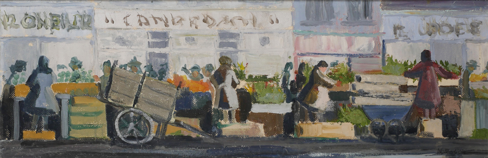 MARKET SCENE by Walter Cole (b.1934) at Whyte's Auctions