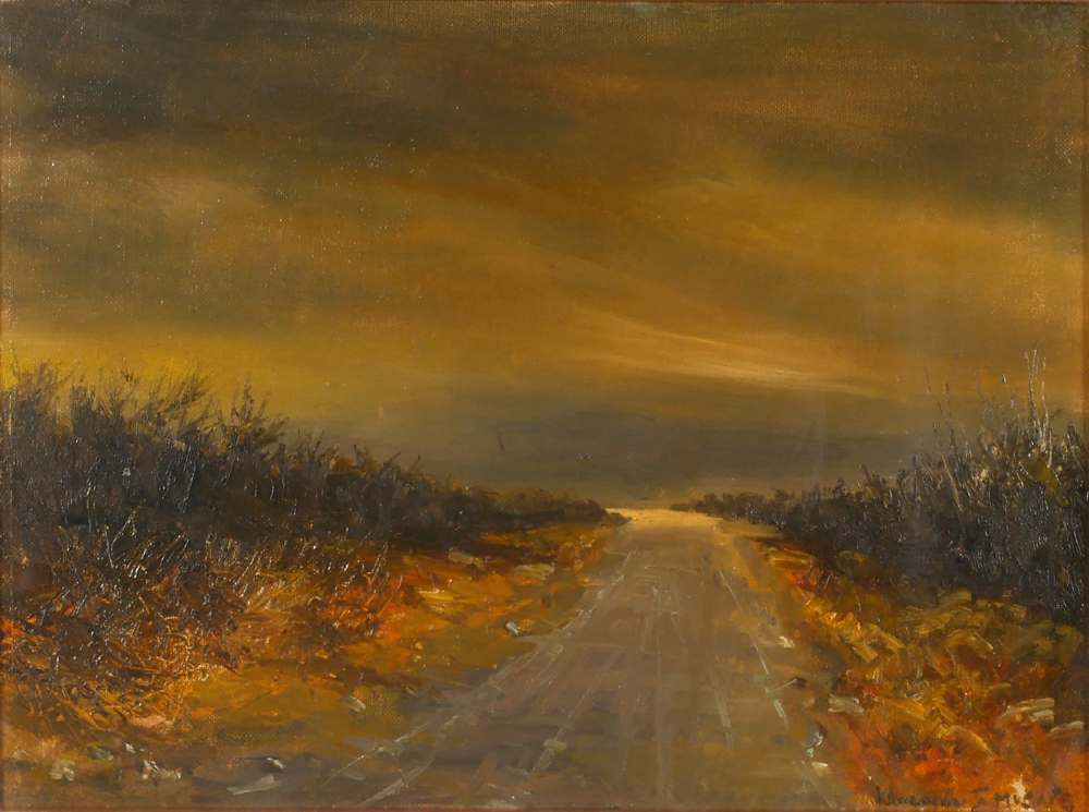ROAD TO CLIFDEN, COUNTY GALWAY, 1983 by Norman J. McCaig (1929-2001) at Whyte's Auctions