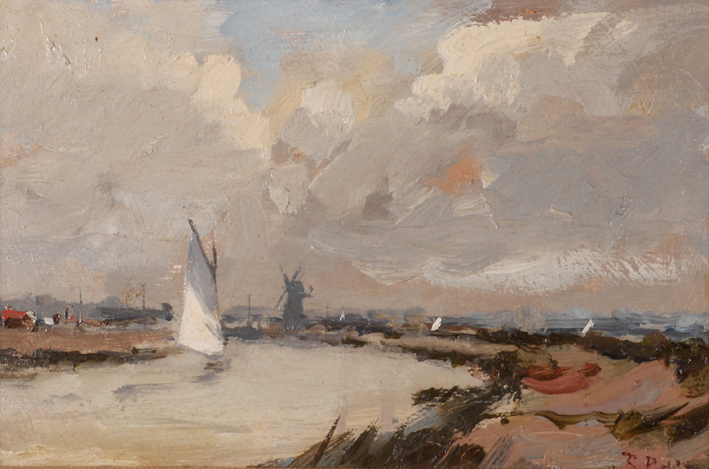 TOWARD THURNE, NORFOLK, 1974 by Roy Petley sold for �250 at Whyte's Auctions