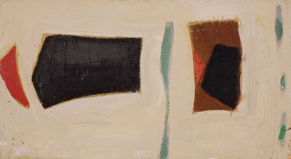 UNTITLED [GREY, BROWN AND BLACK], 1977 by Tony O'Malley HRHA (1913-2003) at Whyte's Auctions