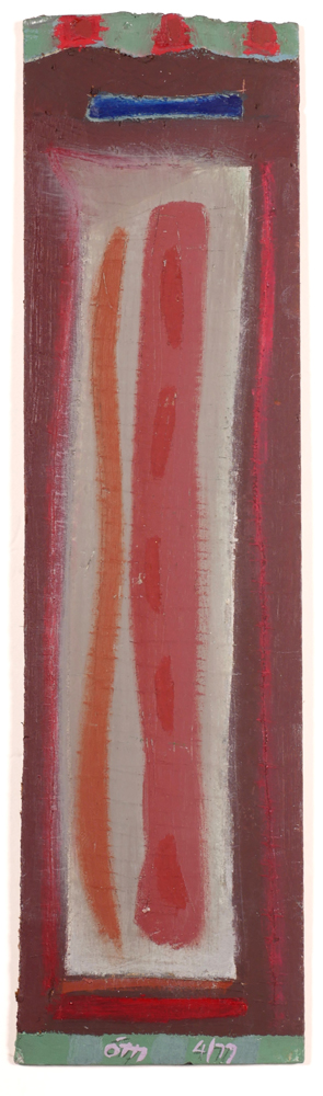 UNTITLED [RED & BROWN], APRIL 1977 by Tony O'Malley HRHA (1913-2003) at Whyte's Auctions