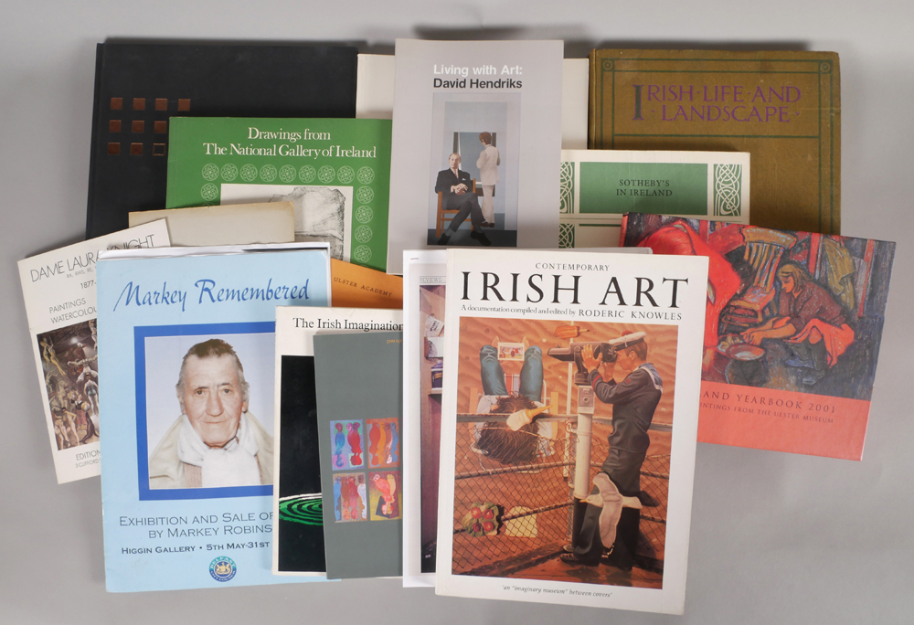Collection of Art books, catalogues and ephemera of Irish interest at Whyte's Auctions