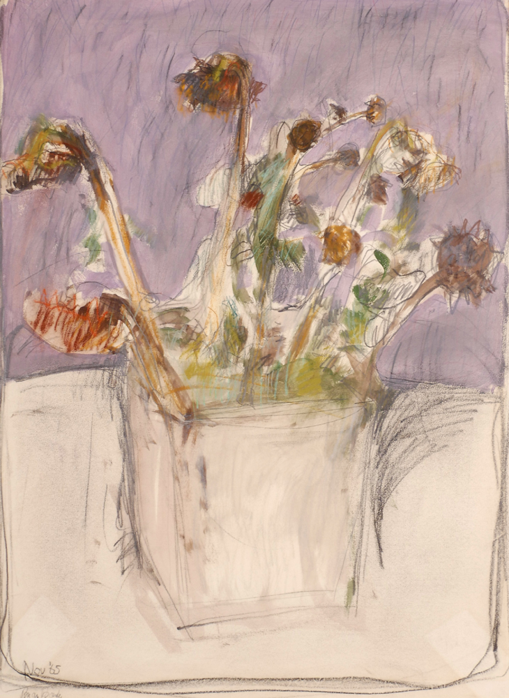 STILL LIFE WITH FLOWERS, 1965 by Brian Bourke sold for �900 at Whyte's Auctions
