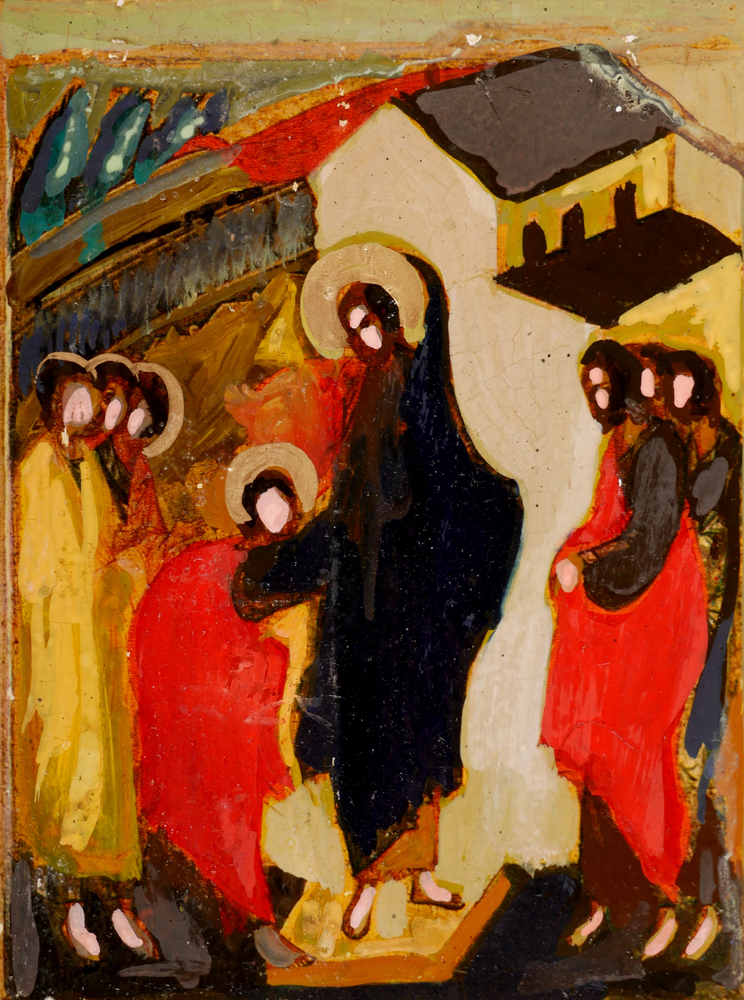 ICON - THE GOOD NEWS by Markey Robinson (1918-1999) at Whyte's Auctions