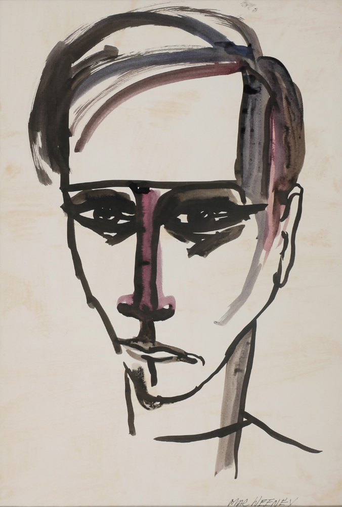 PORTRAIT OF A YOUNG MAN by Leslie Mary MacWeeney (b.1935) at Whyte's Auctions