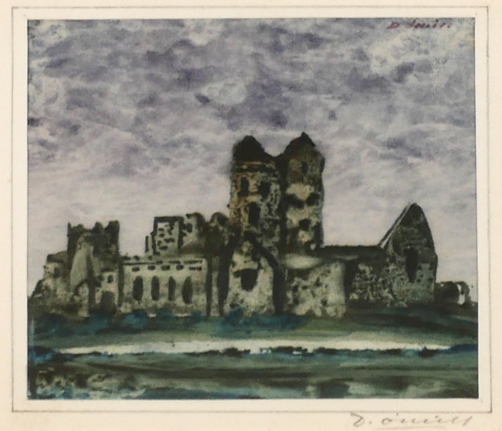 THE OLD ABBEY by Daniel O'Neill (1920-1974) at Whyte's Auctions