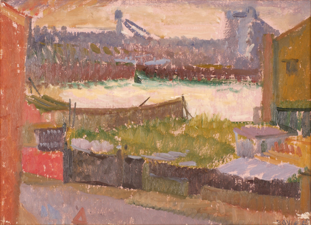 RIVER THAMES AT CHELSEA by Alicia Boyle RBA (1908-1997) RBA (1908-1997) at Whyte's Auctions
