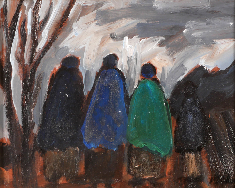 FOUR SHAWLIES by Markey Robinson (1918-1999) at Whyte's Auctions