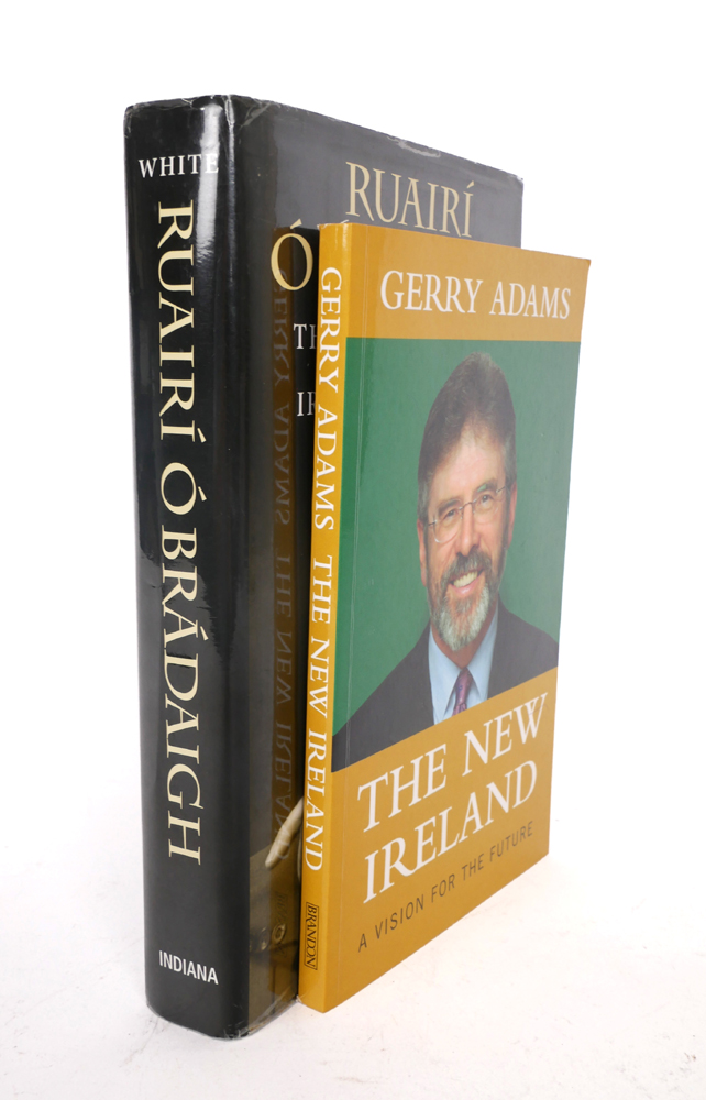 Ruairi O Bradaigh and Gerry Adams two signed volumes. at Whyte's Auctions