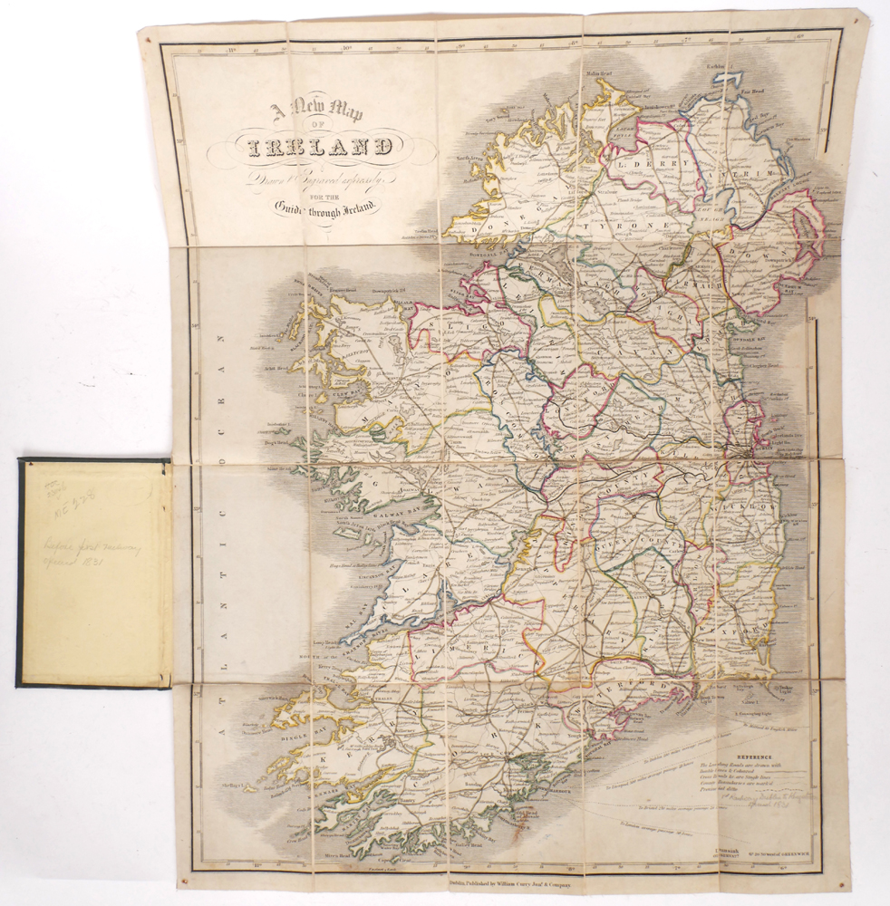 1837 Map of Ireland, by James Fraser. at Whyte's Auctions