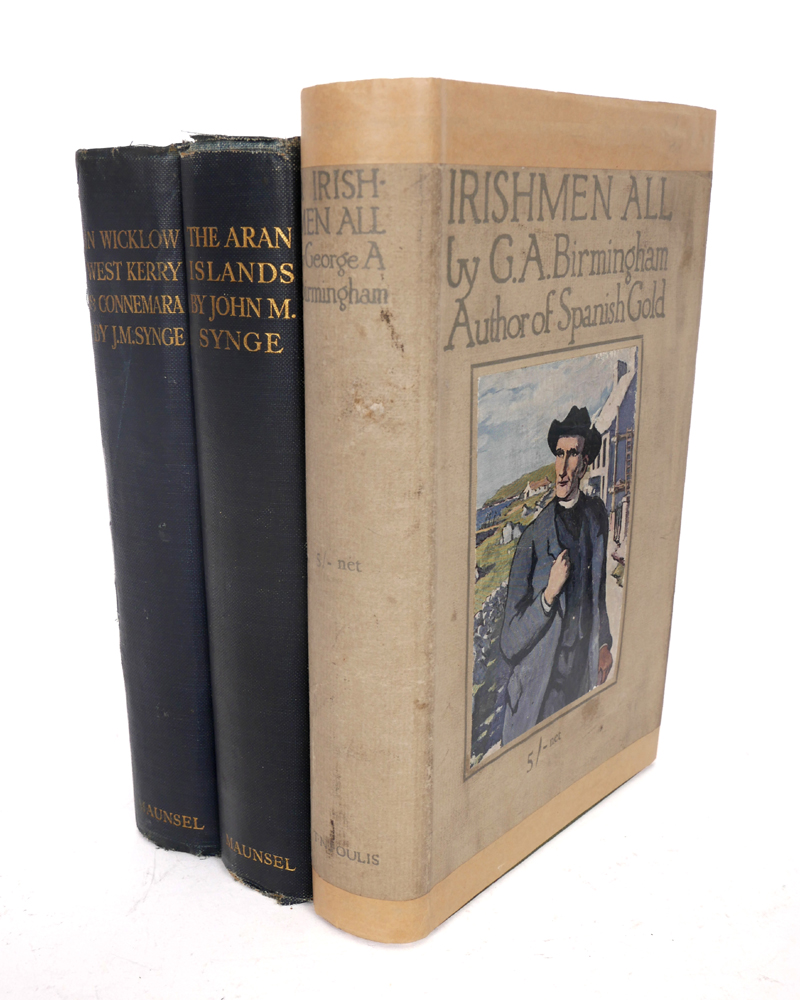 Yeats, Jack B. (Illustrator) Irishmen All; The Aran Islands; and In Wicklow West Kerry and Connemara. at Whyte's Auctions
