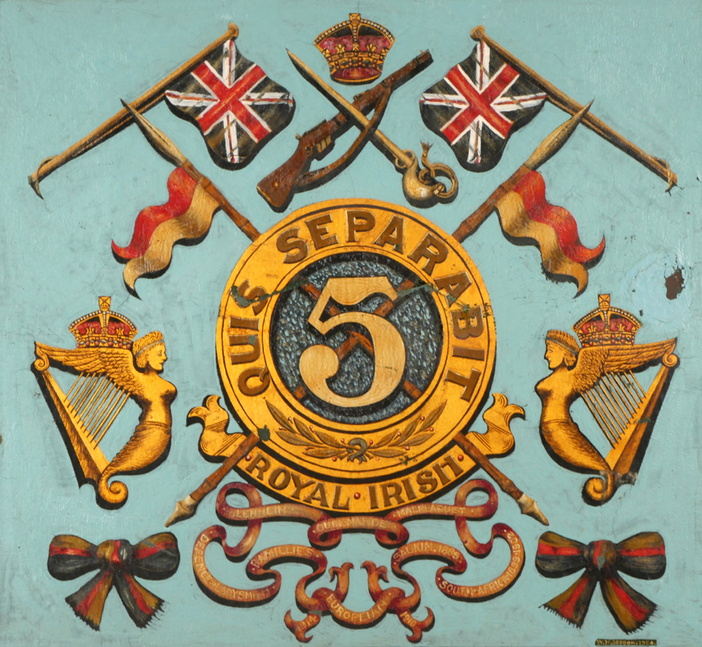 1924 5th Royal Irish Lancers colours. at Whyte's Auctions