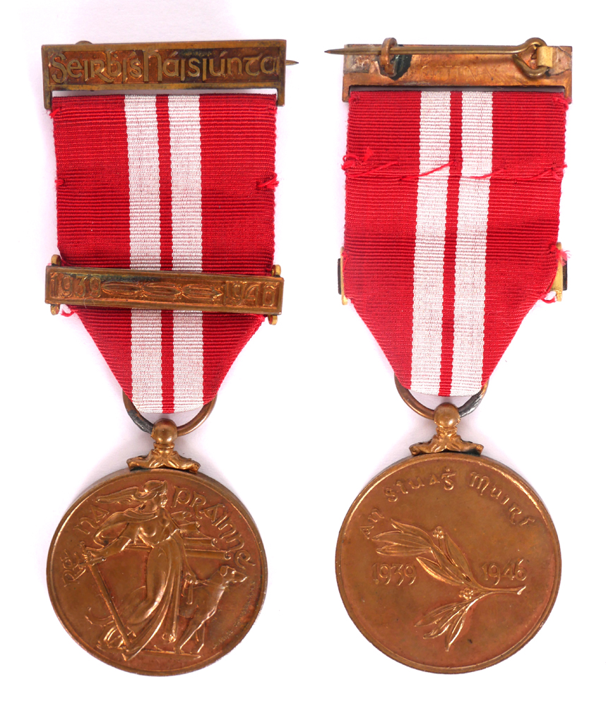 1939-1946 Emergency National Service Medal, Naval Service. at Whyte's Auctions