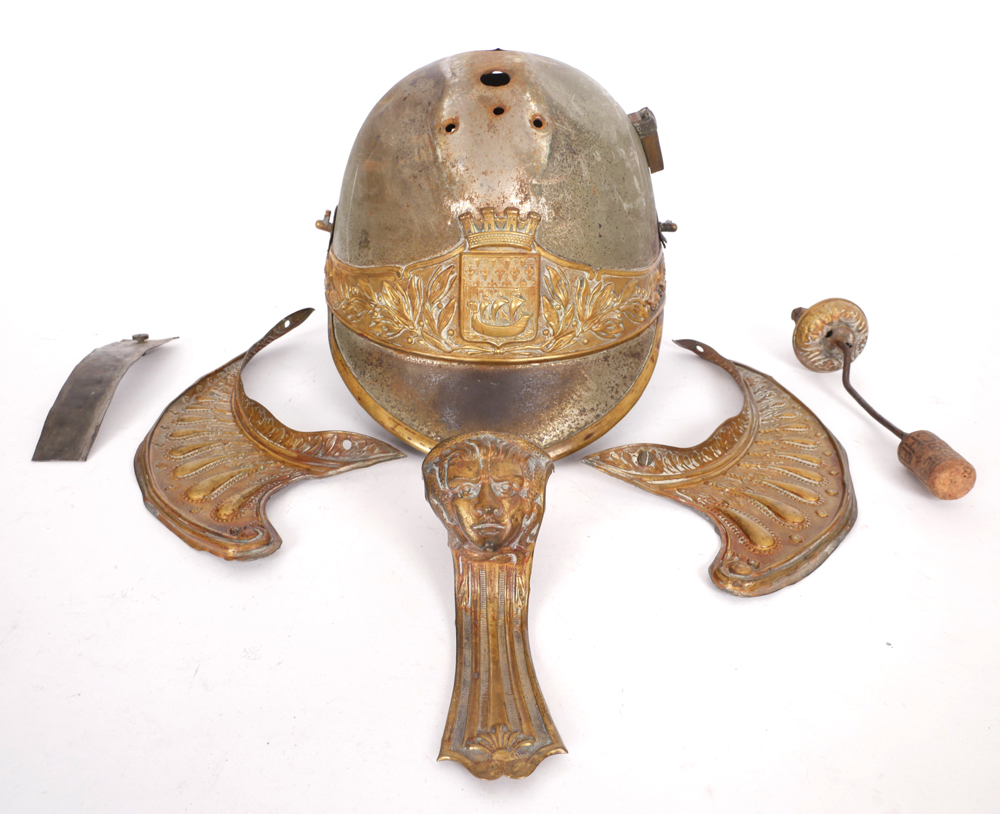 19th century dragoon helmet. at Whyte's Auctions