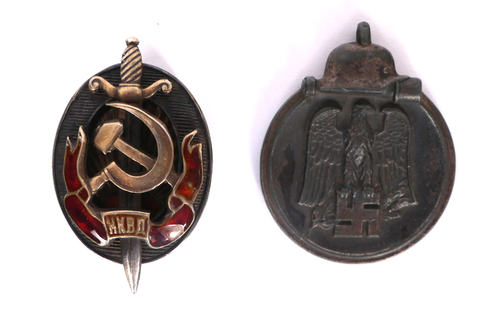 Soviet-era NKVD badge. at Whyte's Auctions
