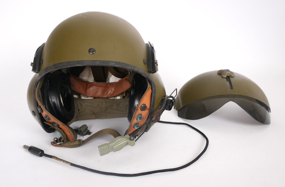 1971 Vietnam, United States helicopter flight helmet. at Whyte's Auctions
