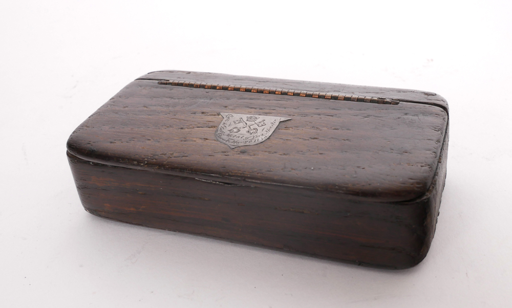 1840 Burning of York minster snuff box at Whyte's Auctions