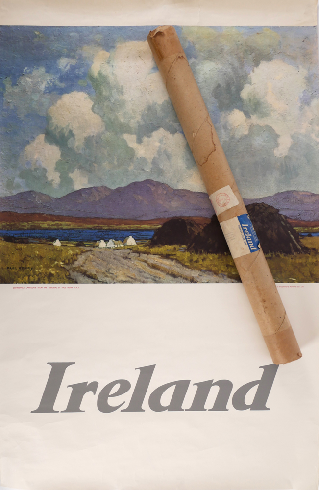 1960s Paul Henry 'Ireland' tourist poster. at Whyte's Auctions