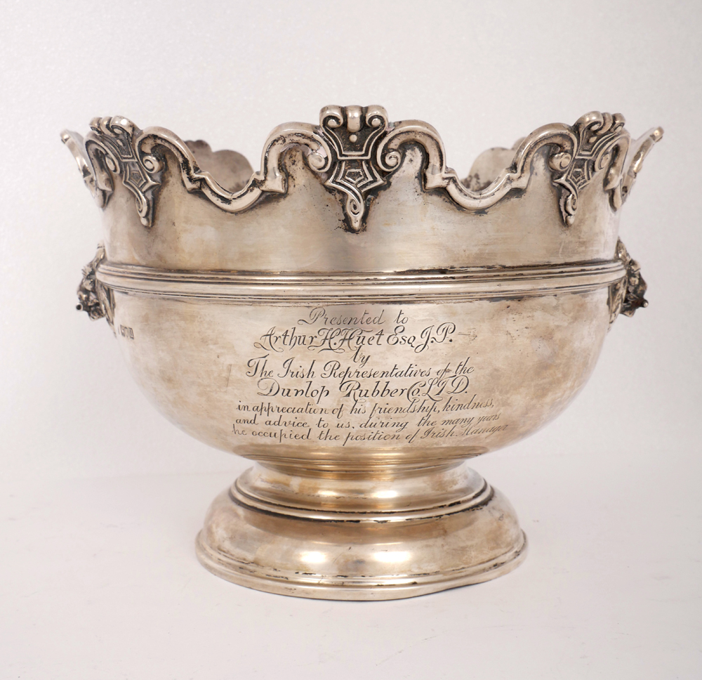 A George IV silver Monteith. at Whyte's Auctions