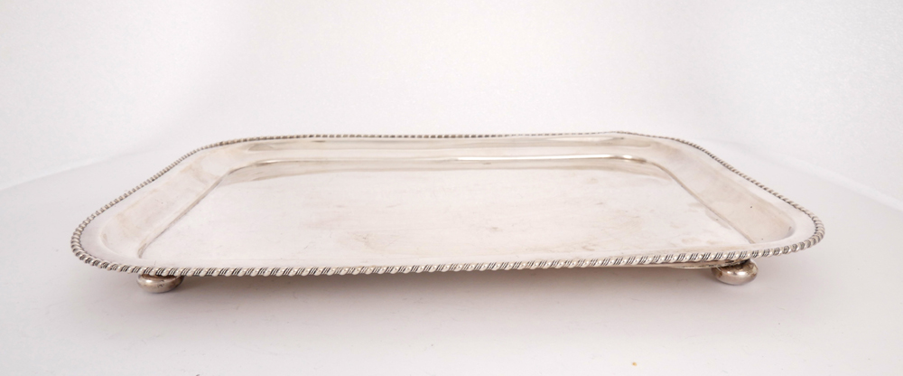 George V silver tray. at Whyte's Auctions