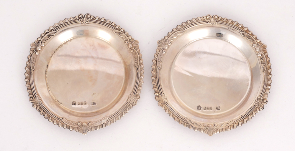A pair of Irish silver pin trays, Dublin, 1973. at Whyte's Auctions