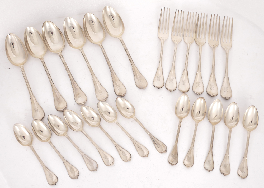 Two services of American Sterling silver flatware. at Whyte's Auctions