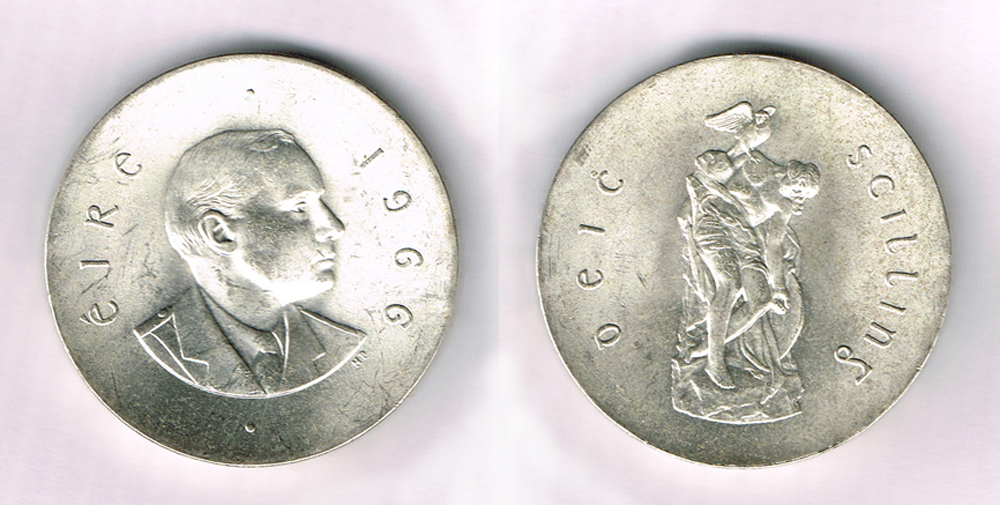 Ten shillings, 1966 Rising Anniversary silver issue. (24) at Whyte's Auctions