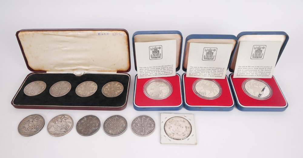 Victoria. Silver crowns and double florins collection at Whyte's Auctions