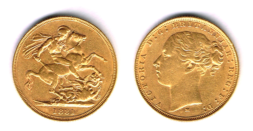 Australia. Victoria gold sovereign, Melbourne Mint. at Whyte's Auctions