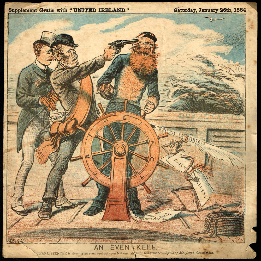 1885-1895 Weekly Freeman and United Ireland cartoons. at Whyte's Auctions