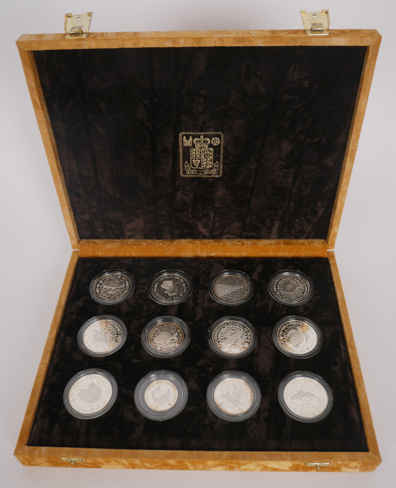 1983-84 FAO World Fisheries Conference silver proof set. at Whyte's Auctions