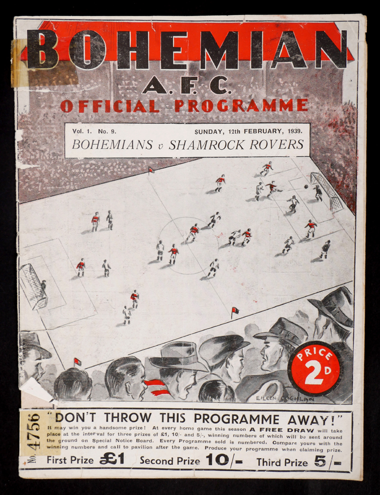 Football, 1939-1940 season, Bohemian AFC, programmes. at Whyte's Auctions