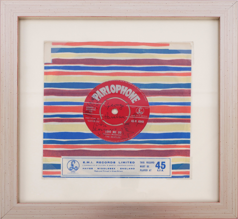 The Beatles, Love Me Do, Signed. at Whyte's Auctions