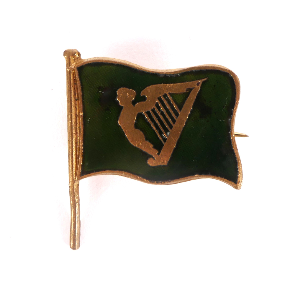 Early 20th Century Nationalist flag pin. at Whyte's Auctions