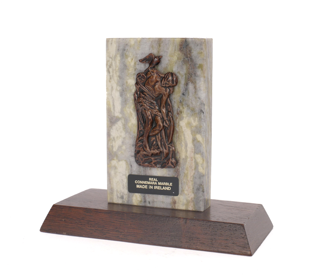 The Dying C�chulainn bronze relief. at Whyte's Auctions