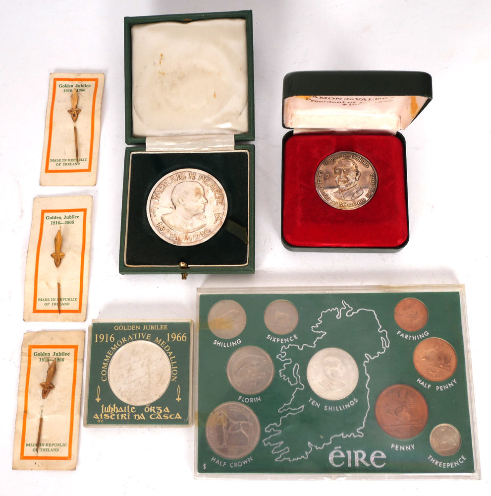 1916-1966 Commemorative medals, commemorative coin set and related at Whyte's Auctions