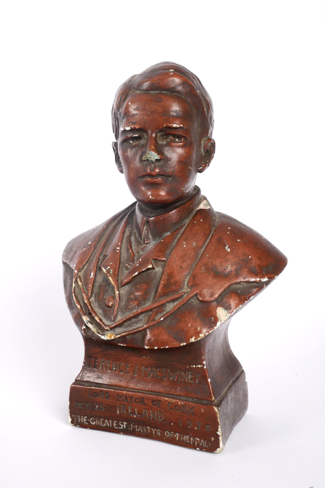 1920s Bust of Terence MacSwiney. at Whyte's Auctions