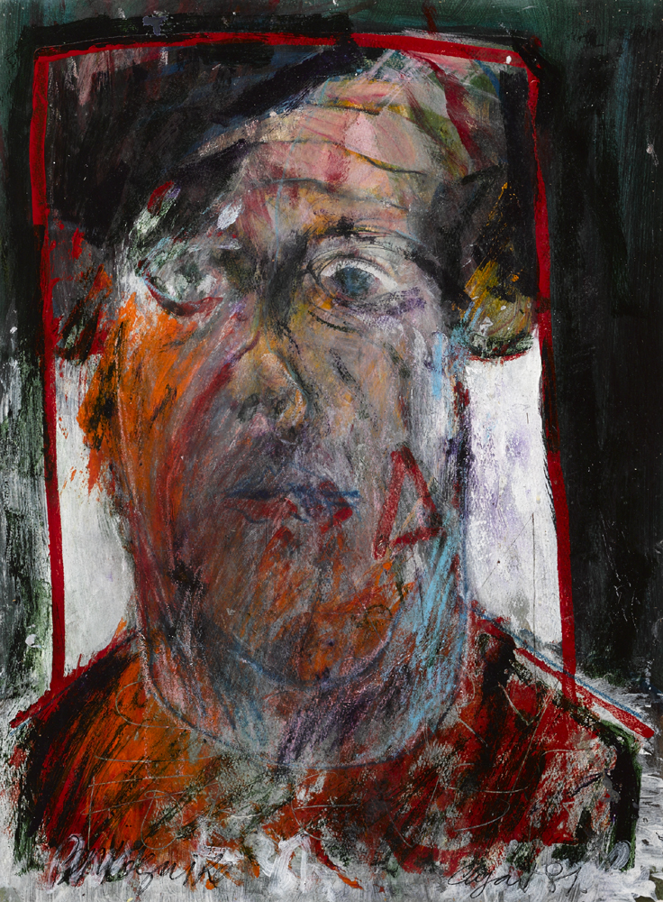 SELF PORTRAIT, 1981 by Brian Maguire (b.1951) (b.1951) at Whyte's Auctions