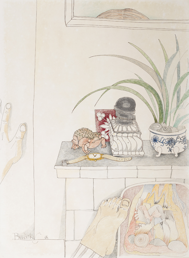 WARMING MY FOOT, 1973 by Pauline Bewick RHA (1935-2022) at Whyte's Auctions