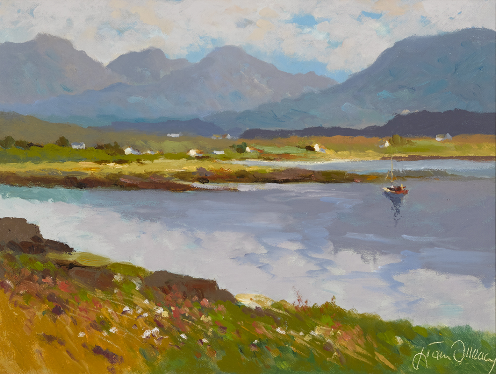 ON THE ROAD TO CARNA, 1988 by Liam Treacy (1934-2004) at Whyte's Auctions