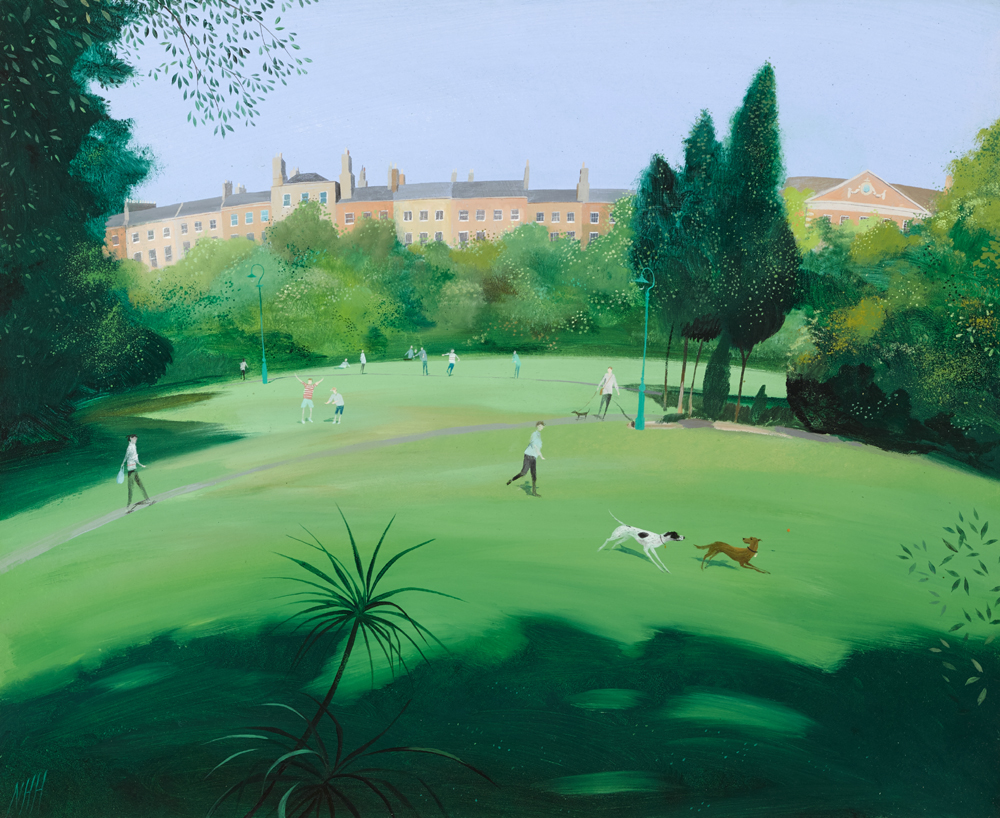 MERRION SQUARE, DUBLIN, 2004 by Nicholas Hely Hutchinson (b.1955) (b.1955) at Whyte's Auctions