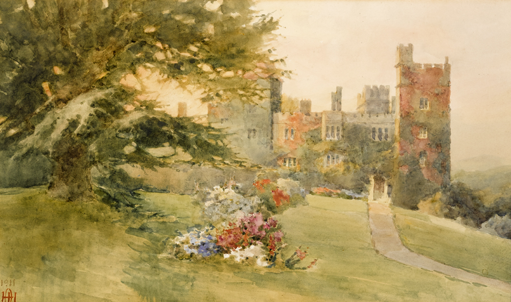 LISMORE CASTLE, 1911 by Helen O'Hara sold for �1,700 at Whyte's Auctions