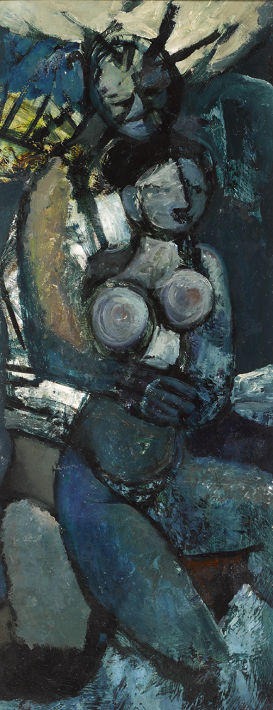 FIGURES EMBRACING by Daniel O'Neill (1920-1974) at Whyte's Auctions