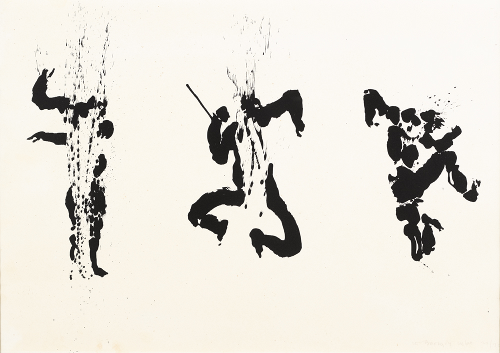 THE TÁIN. CÚCHULAINN IN WARP SPASM, 1969 by Louis le Brocquy HRHA (1916-2012) HRHA (1916-2012) at Whyte's Auctions
