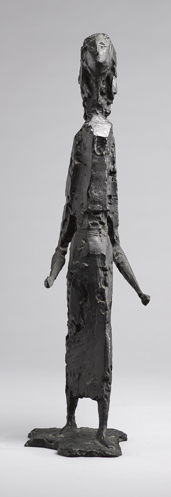 WOMAN STANDING [ELONGATED FIGURE], 1955 by Frederick Edward McWilliam RA HRUA (1909-1992) at Whyte's Auctions